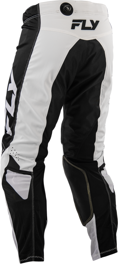 Fly Racing Kinetic Mesh Pants White/Black Size 36 – Durable, Adjustable Motorcycle Pants - Kelly Motorsports