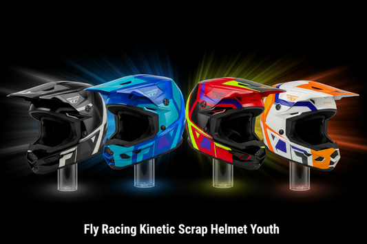 FLY Racing Kinetic Scrap Helmet Youth Hero