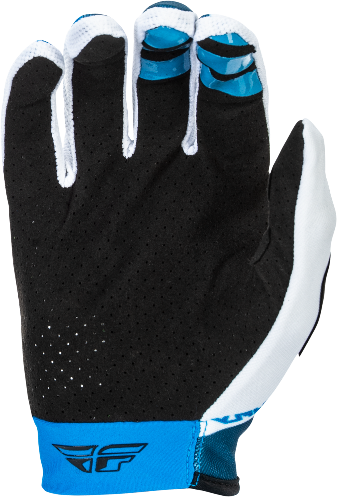 Fly Racing Lite Gloves Blue/White XL – Ultra - Lightweight Race Gloves with Touch Screen Compatibility - Kelly Motorsports