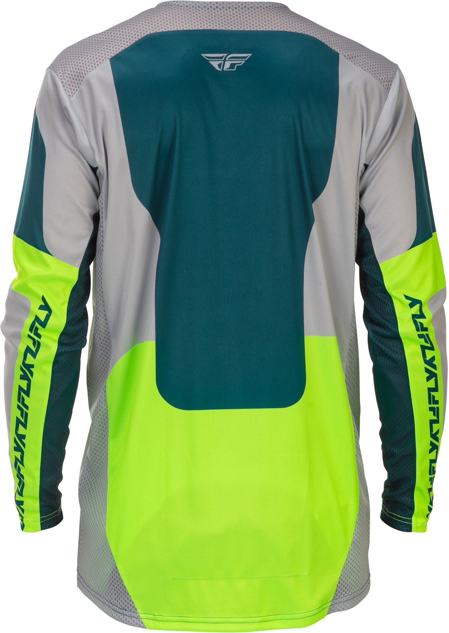 Fly Racing Lite Jersey Grey, Lime & Teal - Part Number 379 - 7232X - Kelly Motorsports