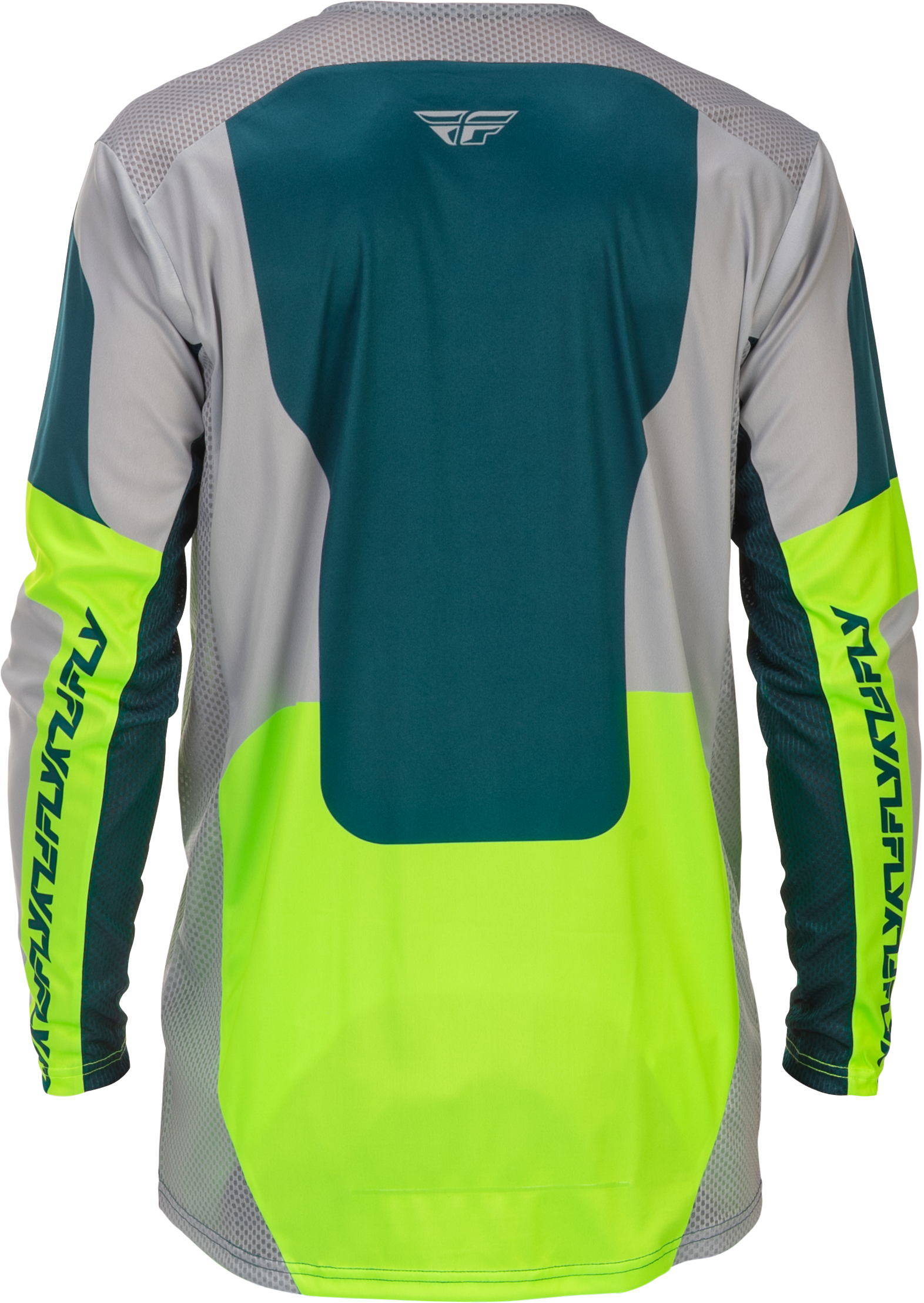 Fly Racing Lite Jersey Grey, Lime & Teal - Part Number 379 - 7232X - Kelly Motorsports