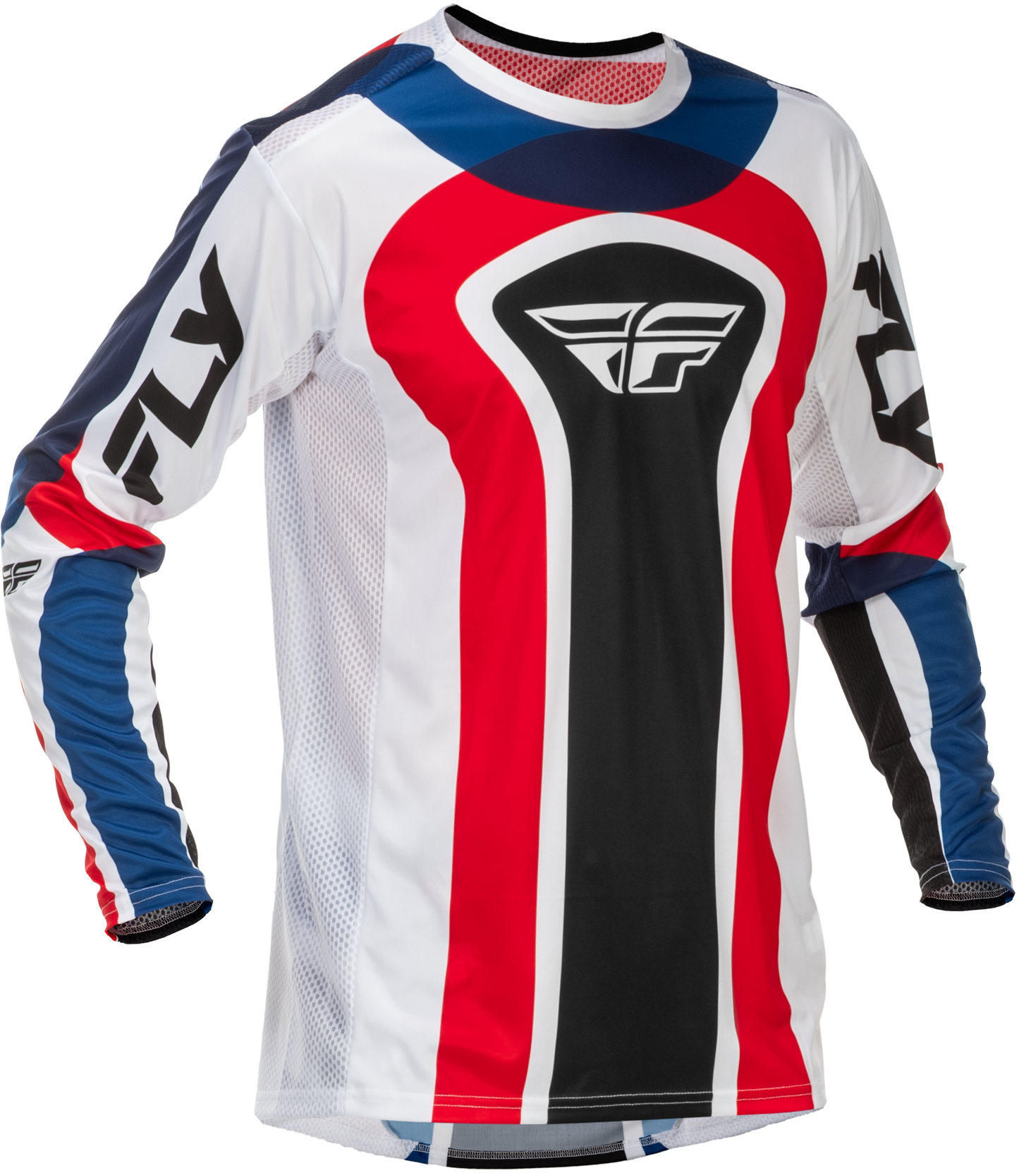 Fly Racing Lite Se Glory Jersey Red/White/Blue 2X - Lightweight Performance Motorcycle Jersey - Kelly Motorsports