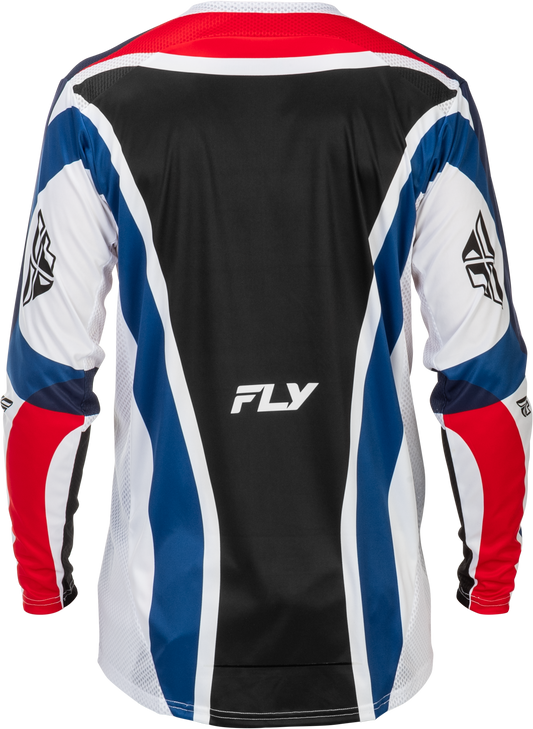 Fly Racing Lite Se Glory Jersey Red/White/Blue Large - Lightweight Performance Motocross Jersey - Kelly Motorsports