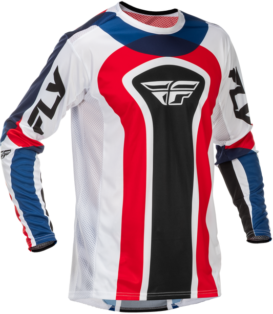 Fly Racing Lite Se Glory Jersey Red/White/Blue XL - Lightweight Performance Motocross Jersey - Kelly Motorsports