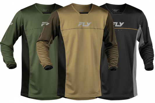 Fly Racing Patrol Jersey Ventilated w/Reflective Details - Kelly Motorsports