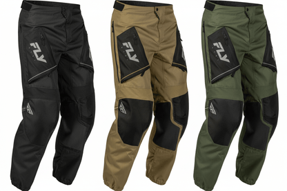 Fly Racing Patrol Pants - Durable Ventilated Motorcycle Riding Pants - Kelly Motorsports
