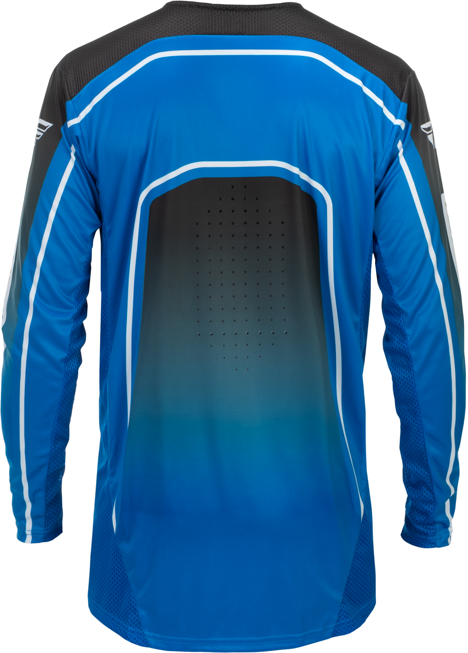 Fly Racing Rayce Bicycle Jersey Blue/Black/White 2X - Long Sleeve Performance Cycling Jersey - Kelly Motorsports