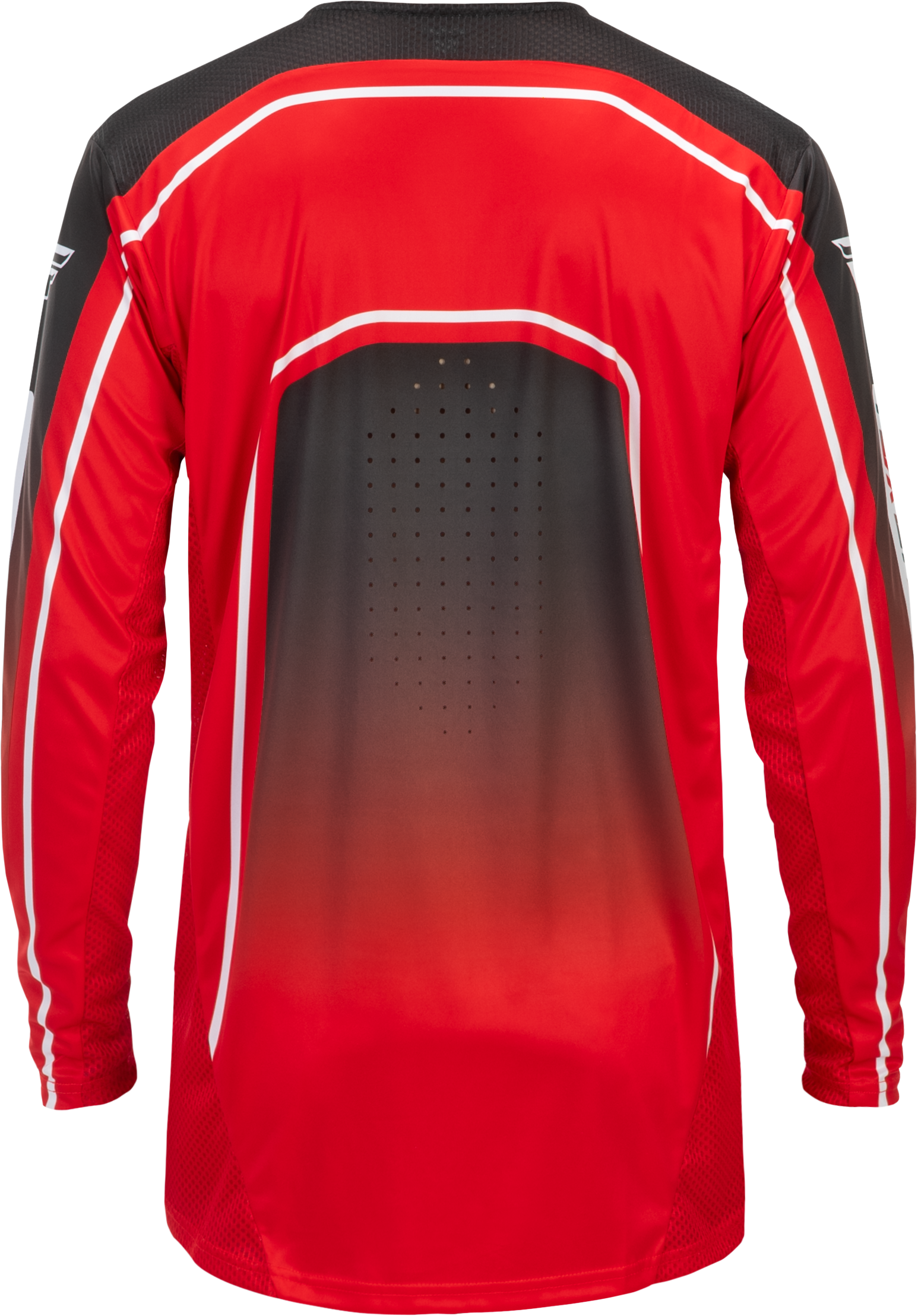 Fly Racing Rayce Bicycle Jersey Red/Black/White Small - Long Sleeve, Performance Cycling Jersey - Kelly Motorsports