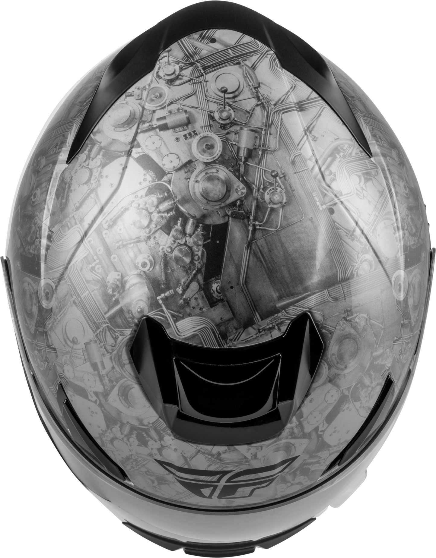 Fly Racing Sentinel Mech Helmet Black, White & Grey - Part 73 - 84302X - Kelly Motorsports