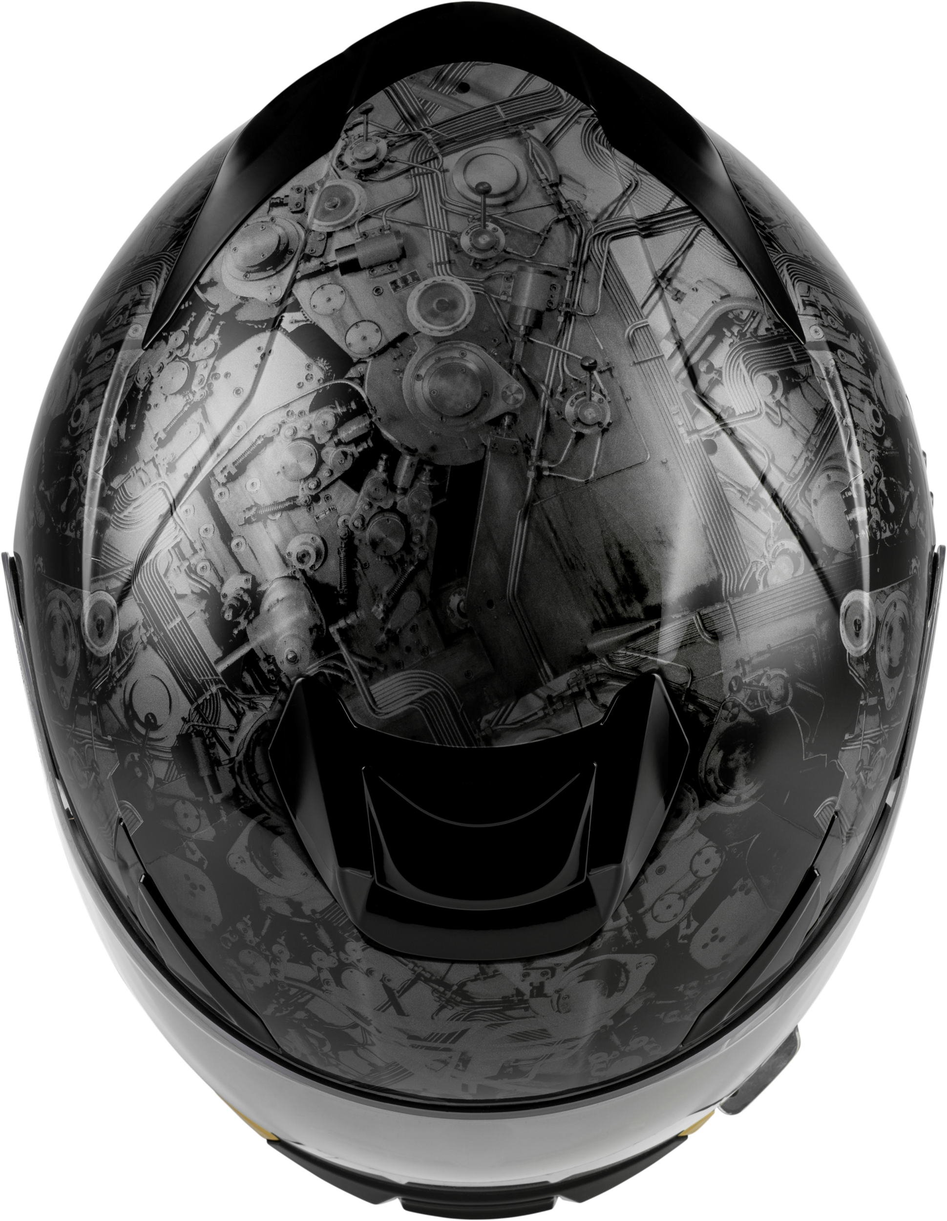 Fly Racing Sentinel Mechanical Helmet Black/Grey/Gold - Model 73 - 84322X - Kelly Motorsports