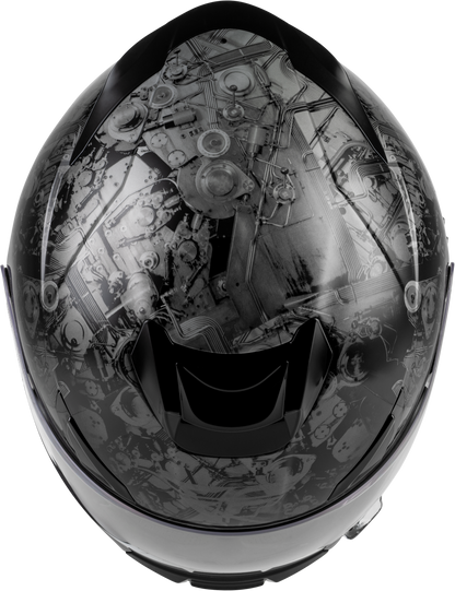 Fly Racing Sentinel Mechanical Helmet Black/Grey/Red Small - Kelly Motorsports
