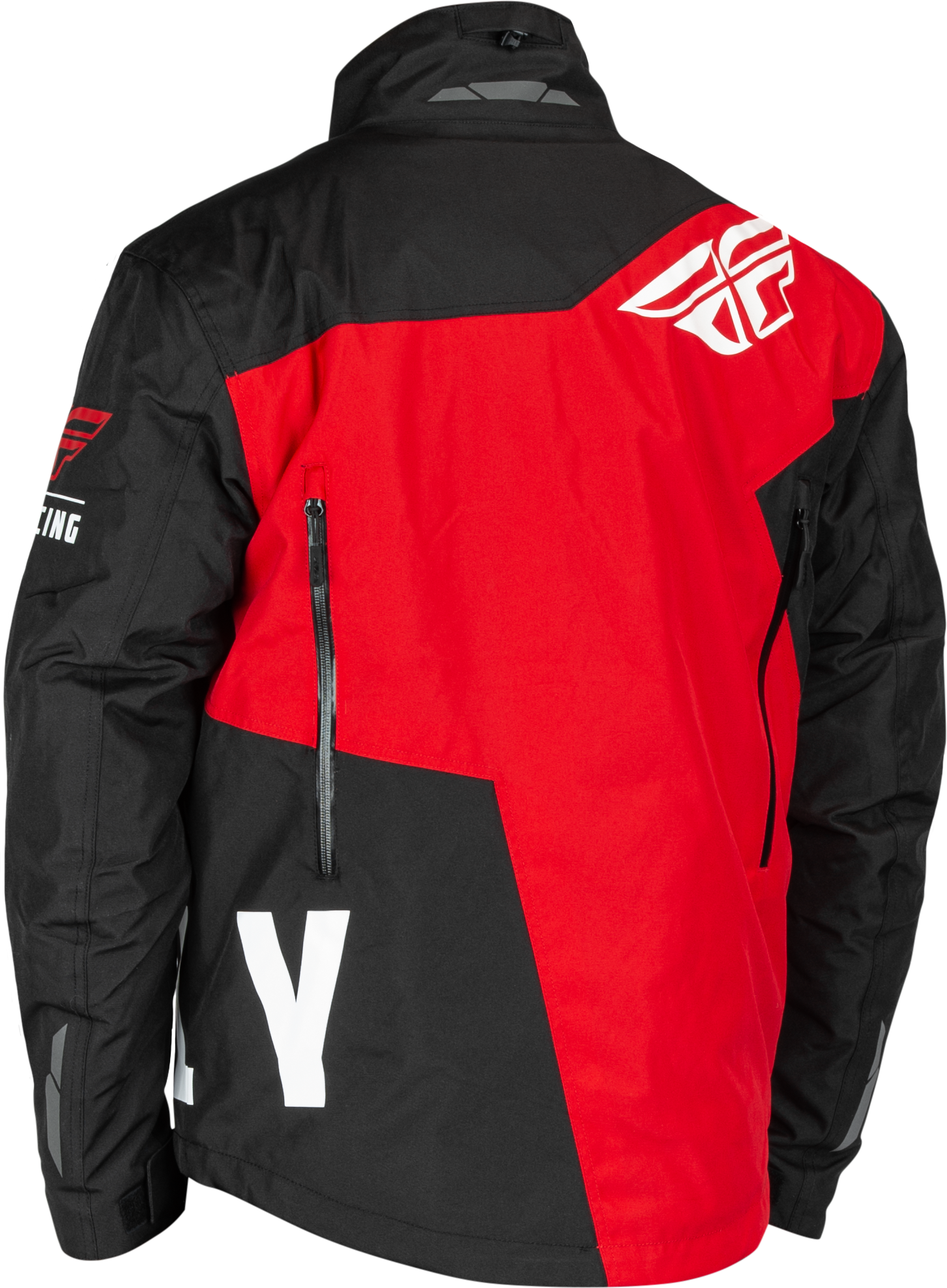 Fly Racing SNX Pro Jacket Black/Red 3X - Waterproof and Breathable Snowboarding Outerwear - Kelly Motorsports