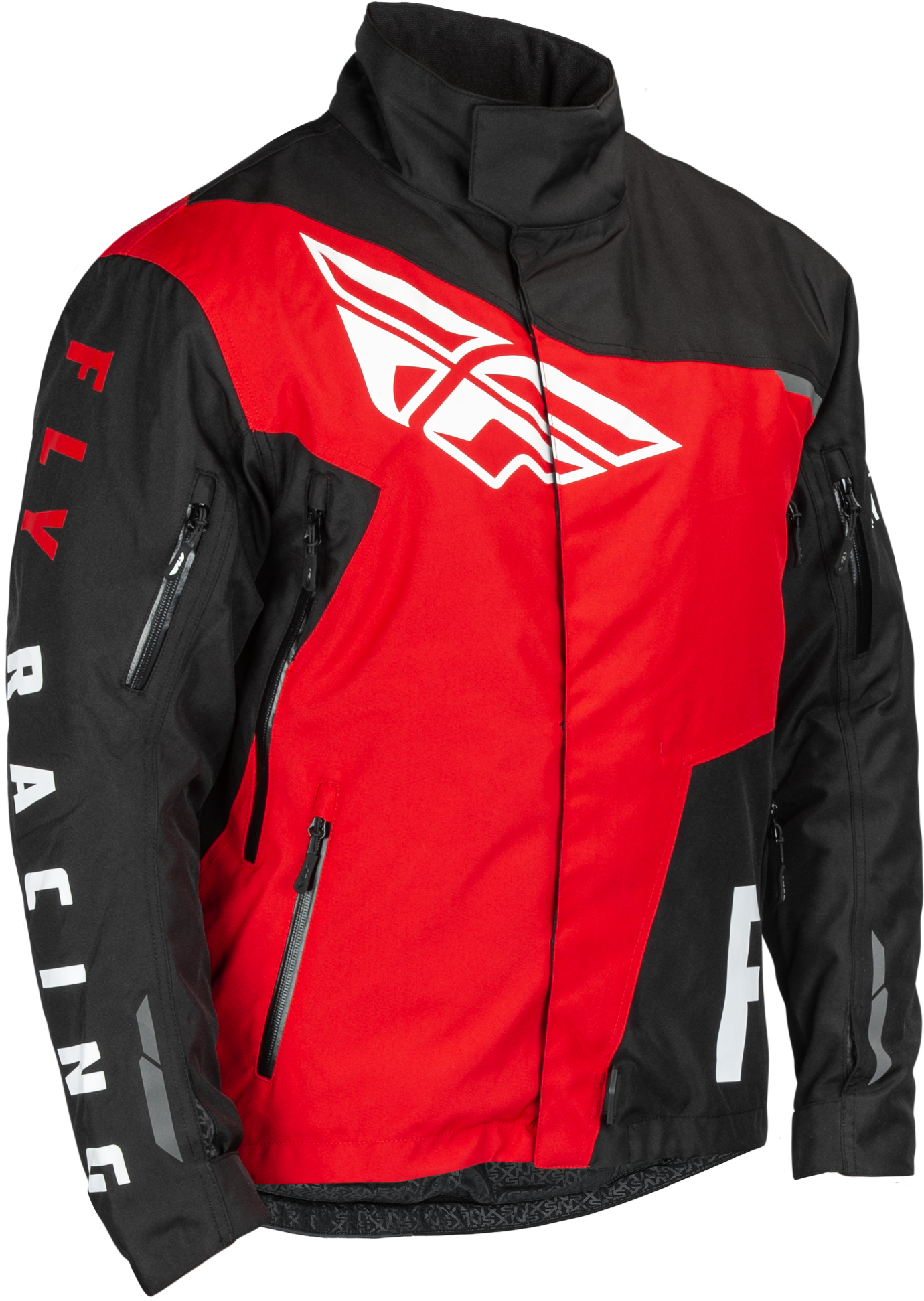 Fly Racing Snx Pro Jacket Black/Red Medium – Weatherproof Motorcycle and Snow Jacket with Removable Thermal Liner - Kelly Motorsports