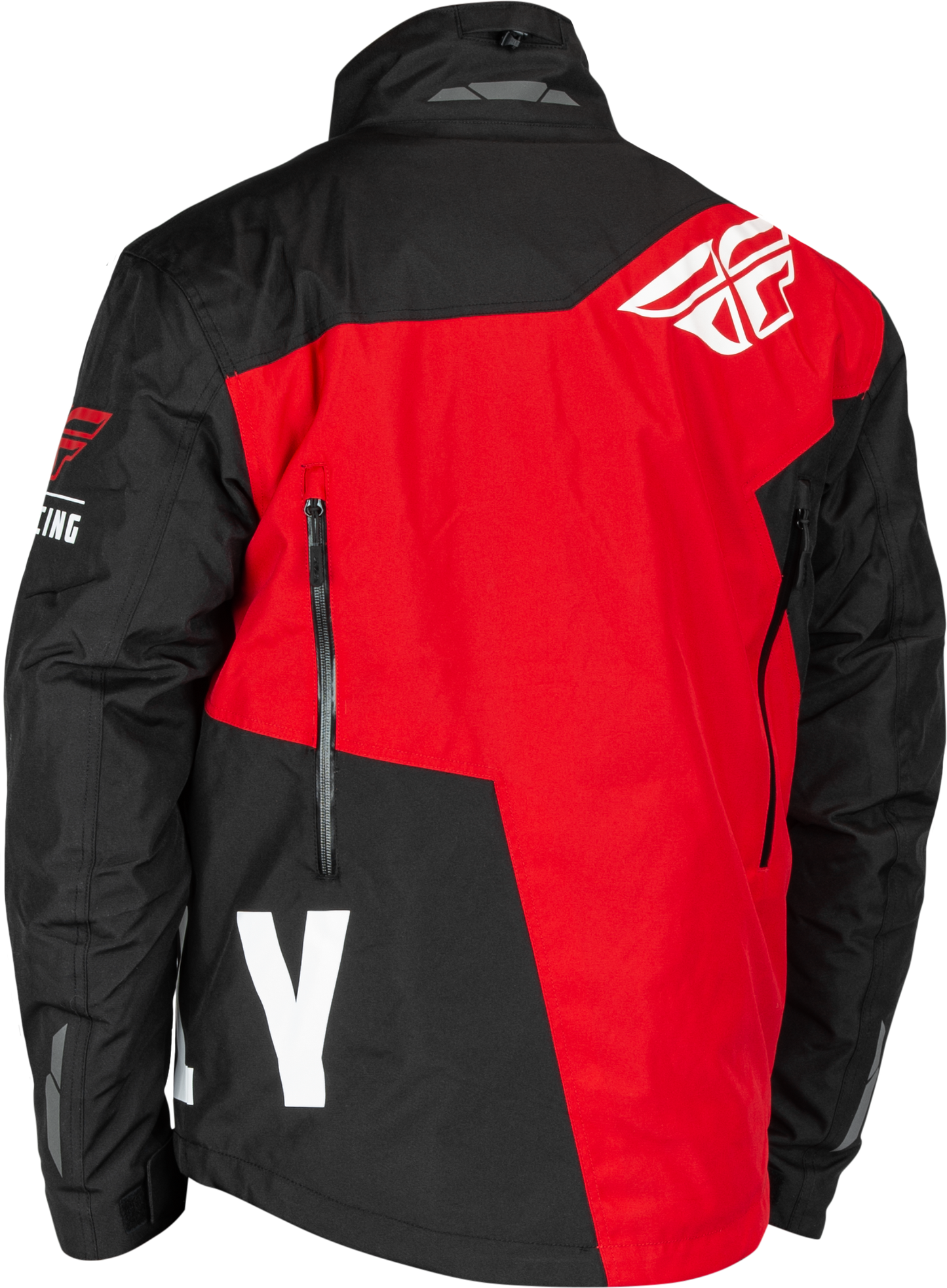 Fly Racing SNX Pro Jacket Black/Red - Weatherproof Motorcycle Gear with Removable Liner and Reflective Safety Features - Kelly Motorsports