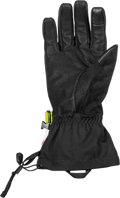 Fly Racing Title Gauntlet Gloves Black and Hi - Vis - Part Number 371 - 06053X - Kelly Motorsports