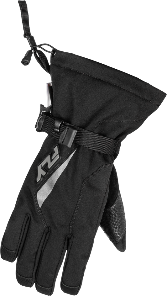 Fly Racing Title Gauntlet Gloves Black/Grey 3X – Weatherproof Motocross Gloves with 3M Thinsulate Insulation - Kelly Motorsports