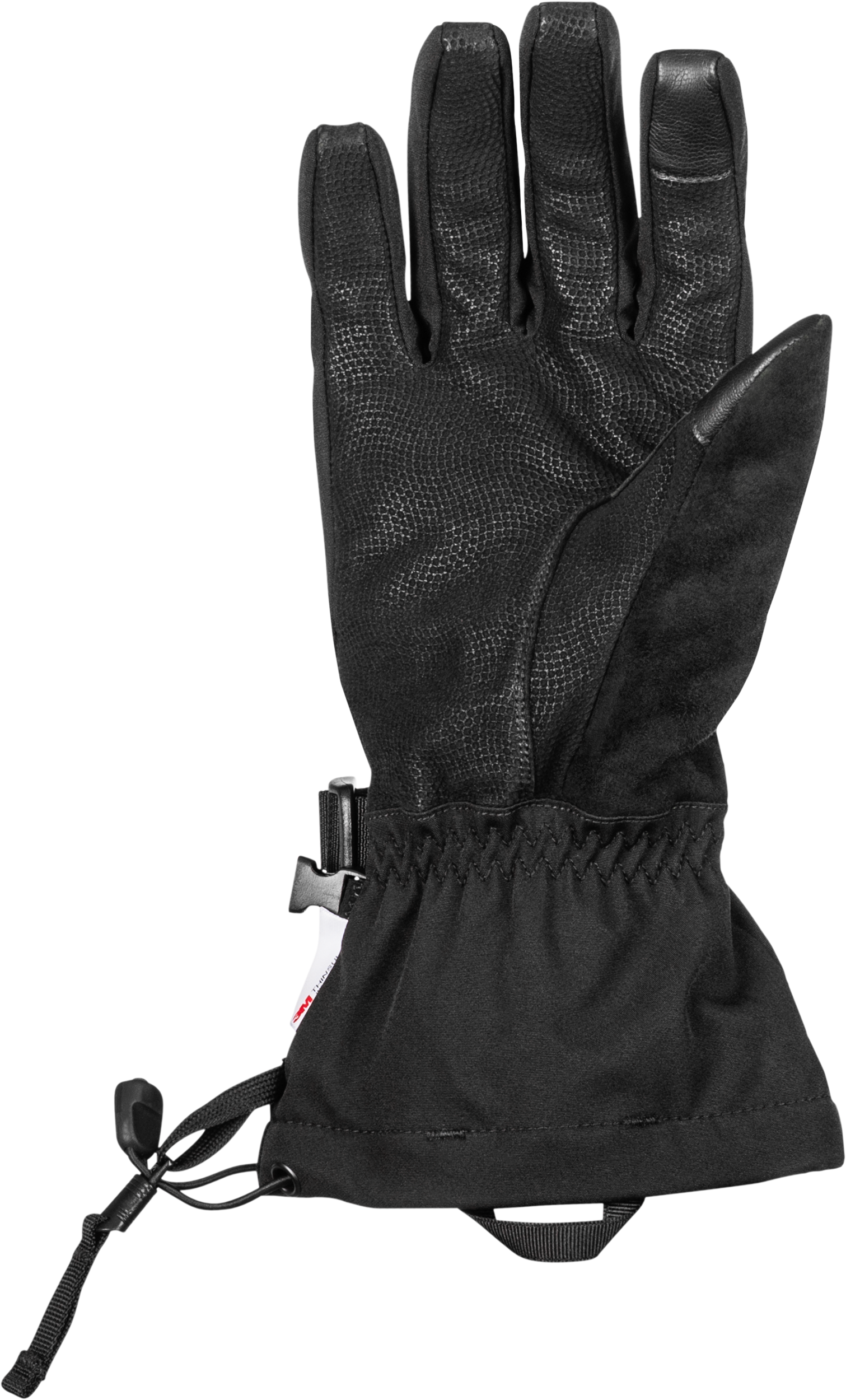 Fly Racing Title Gauntlet Gloves Black/Grey Medium – Weatherproof Motocross Gloves with Insulation and Safety Features - Kelly Motorsports