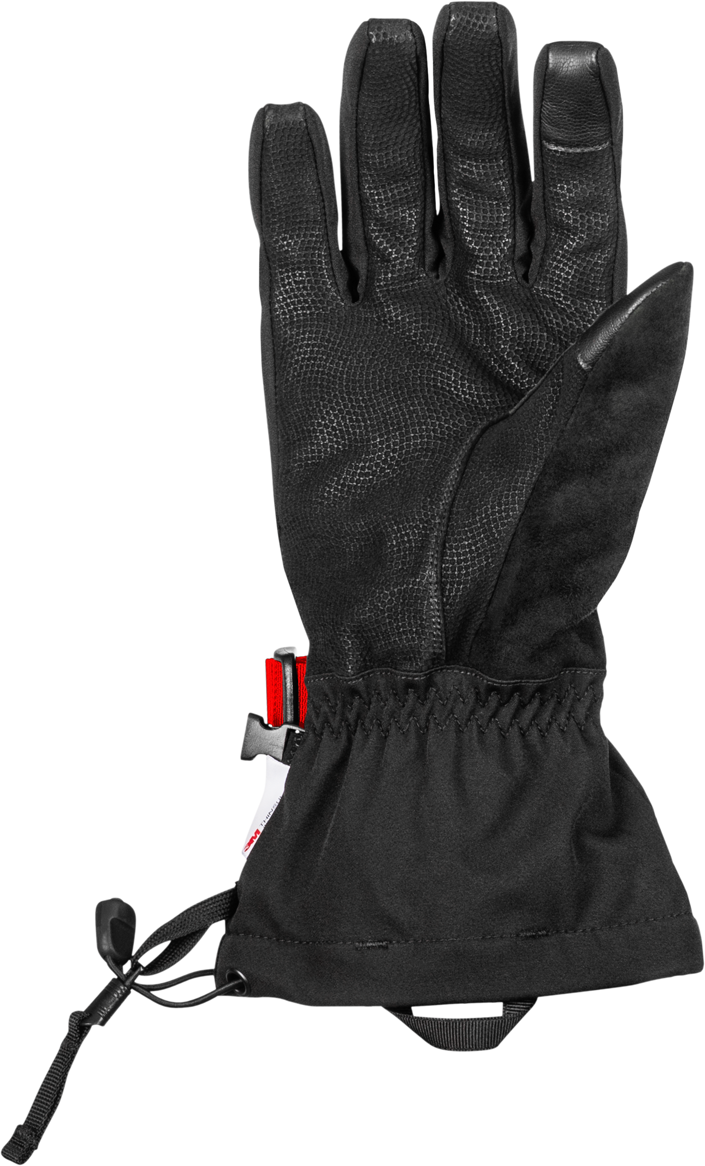 Fly Racing Title Gauntlet Gloves for Cold Weather Riding - Red/Light Grey/Black, Small - Kelly Motorsports
