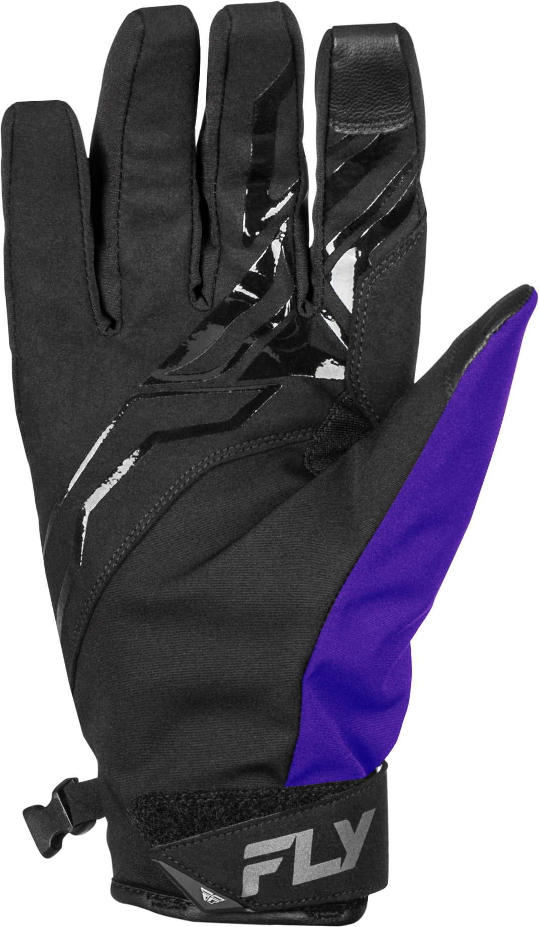 Fly Racing Title Gloves Black, Purple & Grey - Cold Weather Motocross Gloves (Part 371 - 057S) - Kelly Motorsports