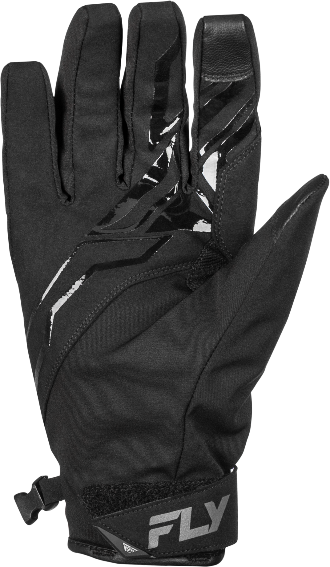 Fly Racing Title Gloves Black/White Medium - Weatherproof Motocross Gloves with 3M Thinsulate Insulation - Kelly Motorsports