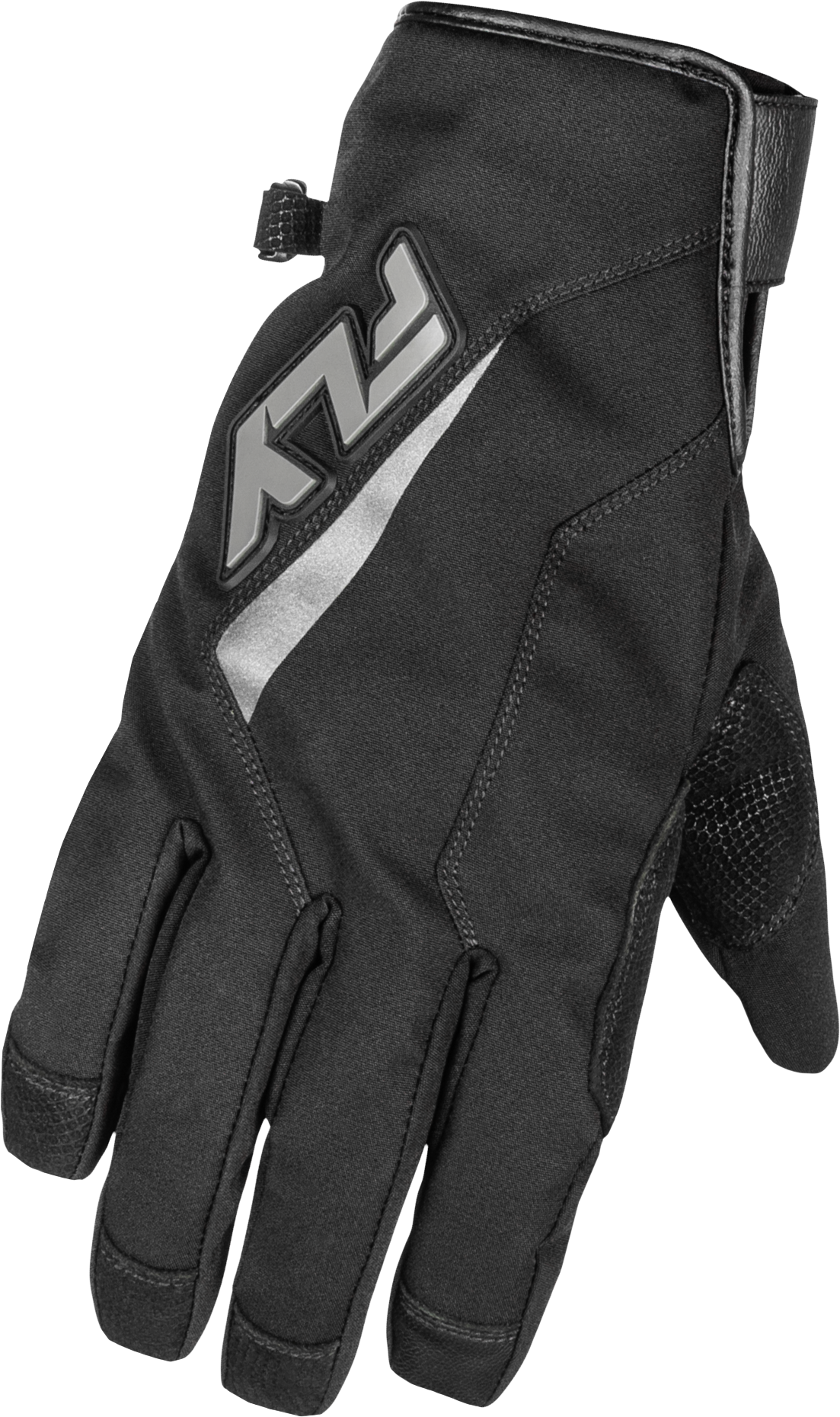 Fly Racing Title Long Gloves Black 2X with Weatherproof Technology and 3M Thinsulate Insulation - Kelly Motorsports