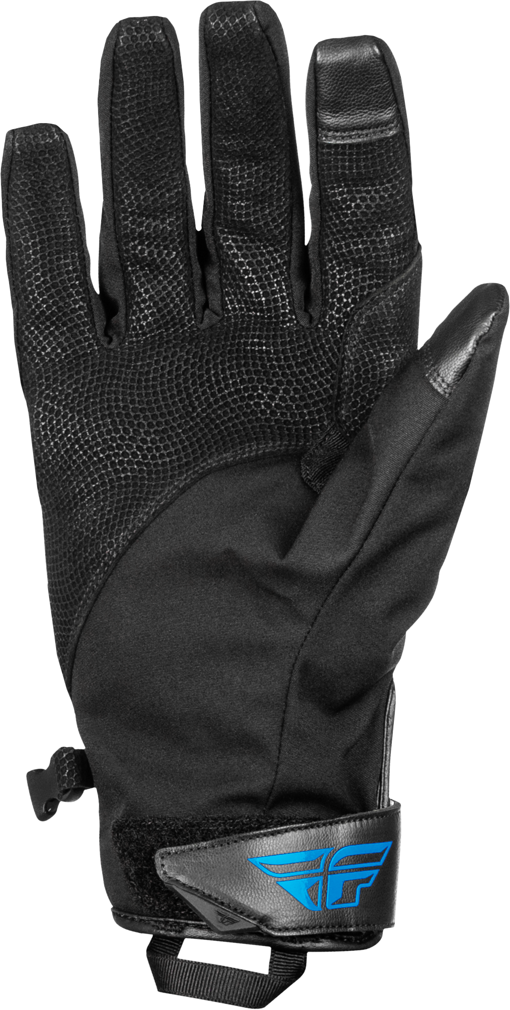 Fly Racing Title Long Gloves Blue/Black/Light Blue 3X – Weatherproof Heated Riding Gloves with 3M Thinsulate Insulation - Kelly Motorsports