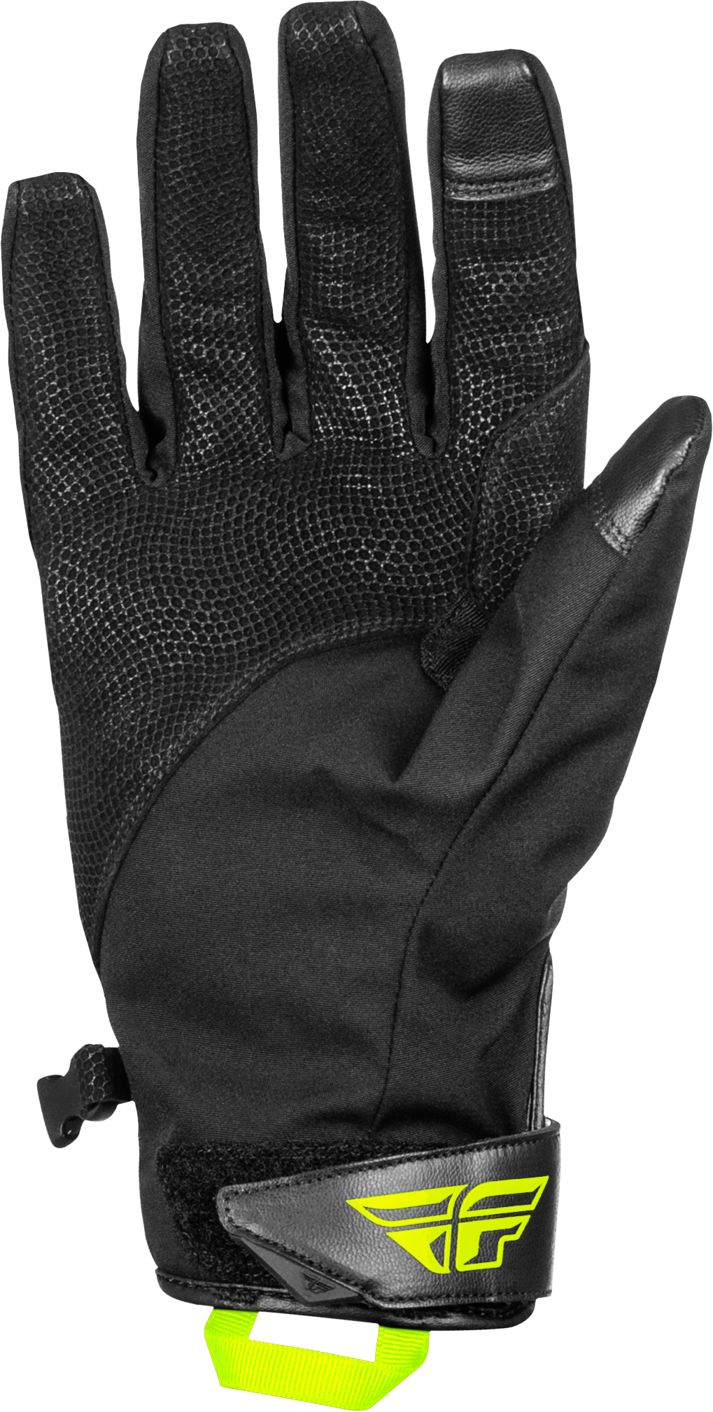 Fly Racing Title Long Gloves Red/Black/Hi Vis Large - Weatherproof and Insulated Motorcycle Gloves - Kelly Motorsports