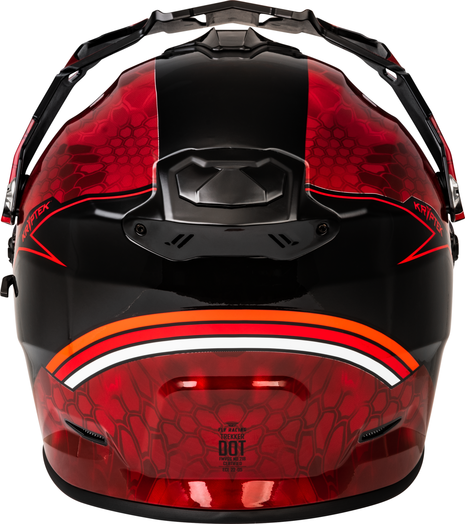 Fly Racing Trekker CW Conceal Helmet with Electric Shield in Red and Black, Small - Kelly Motorsports
