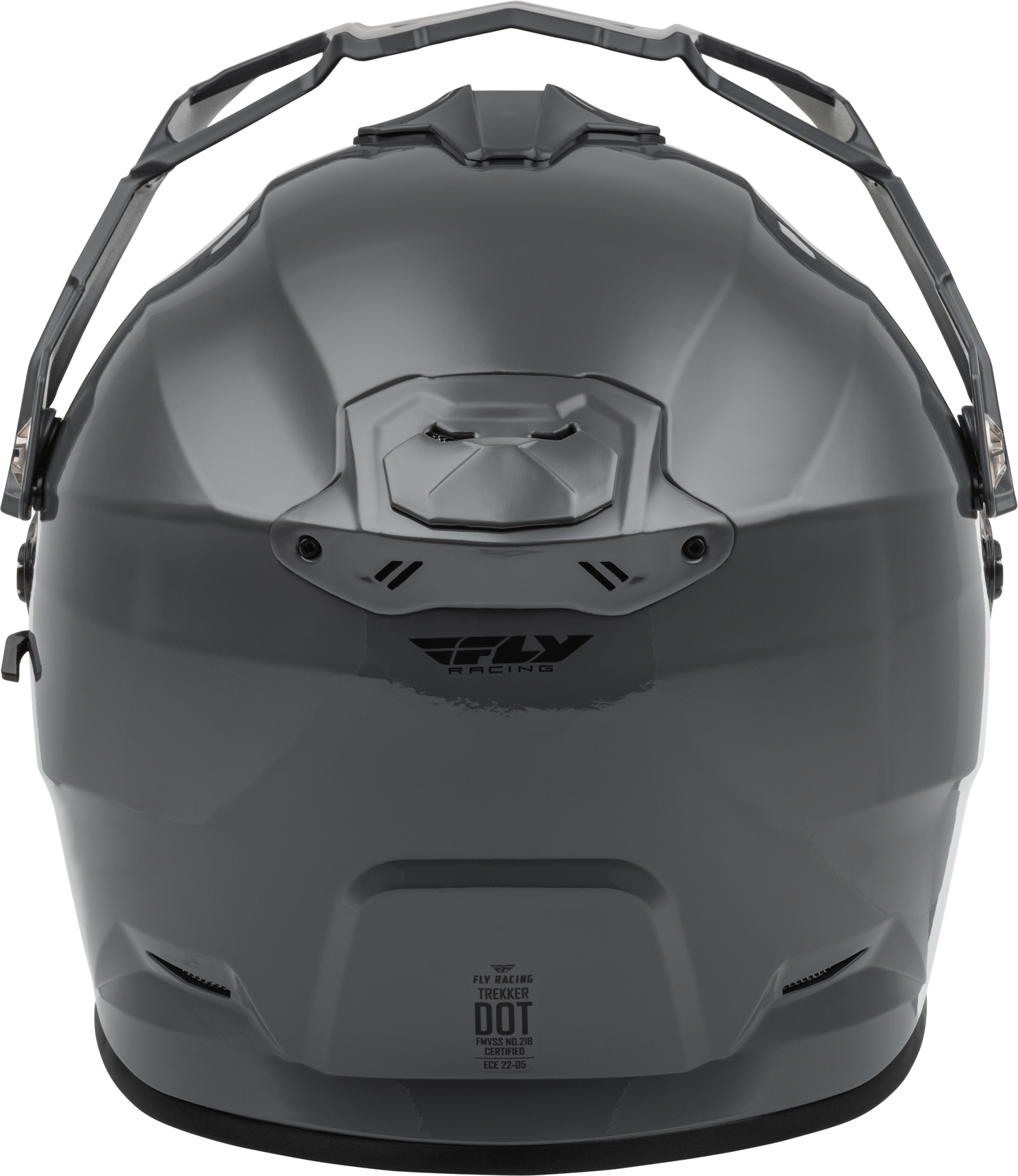 Fly Racing Trekker CW Solid Helmet with Electric Shield in Grey Medium (Part 73 - 31365M) - Kelly Motorsports