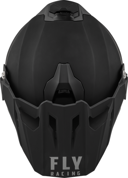 Fly Racing Trekker CW Solid Helmet with Electric Shield Matte Black Medium - Kelly Motorsports