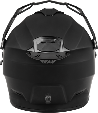 Fly Racing Trekker CW Solid Helmet with Electric Shield - Matte Black, Small - Kelly Motorsports
