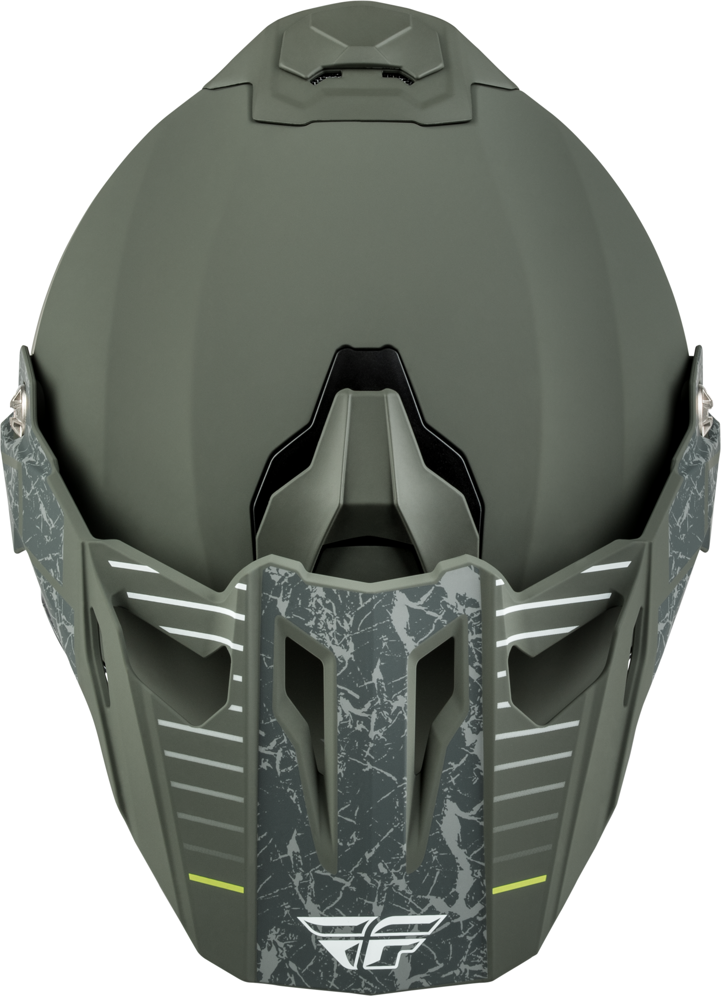 Fly Racing Trekker Granite Matte Sage/Grey XL Motorcycle Helmet - Kelly Motorsports