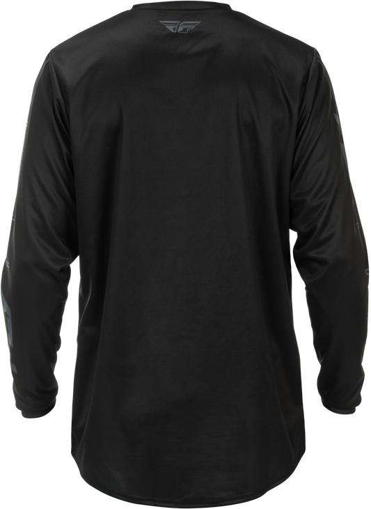 Fly Racing Universal Jersey Black/White 4X – Durable Motocross Gear for Off - Road Riding - Kelly Motorsports