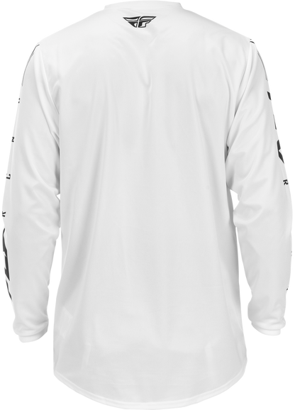 Fly Racing Universal Jersey White and Black SM (Part 379 - 991S) - Kelly Motorsports