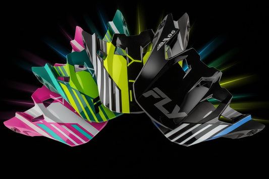 Fly Racing Visor Hero - 5 Colors Fanned