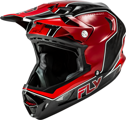 Fly Racing Werx R Flow Carbon Helmet Black Carbon/Red Large - Kelly Motorsports