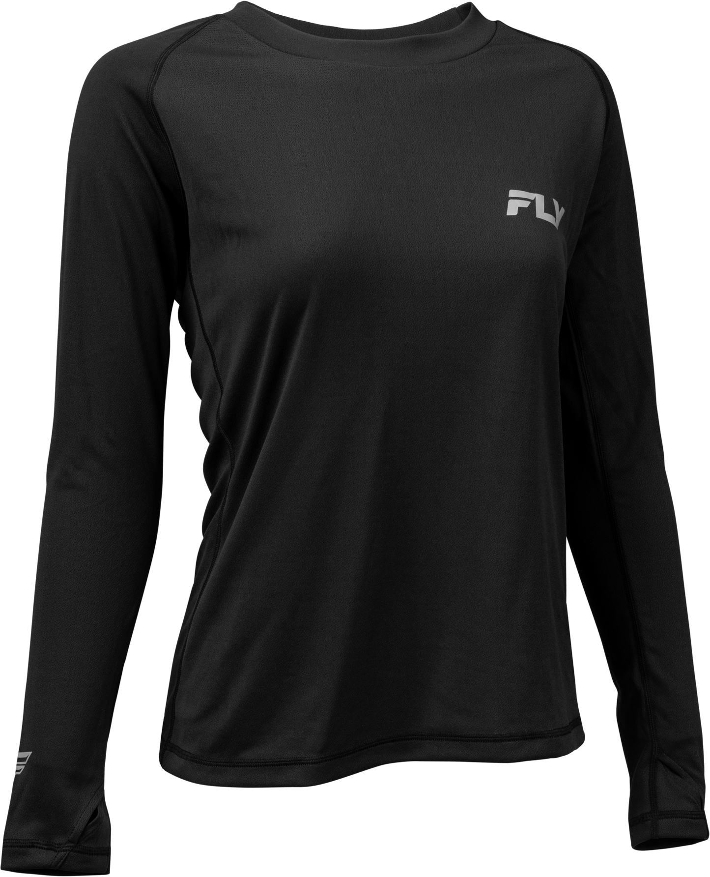 Fly Racing Women's Lightweight Baselayer Top - Black Large, Part 354 - 6405L - Kelly Motorsports