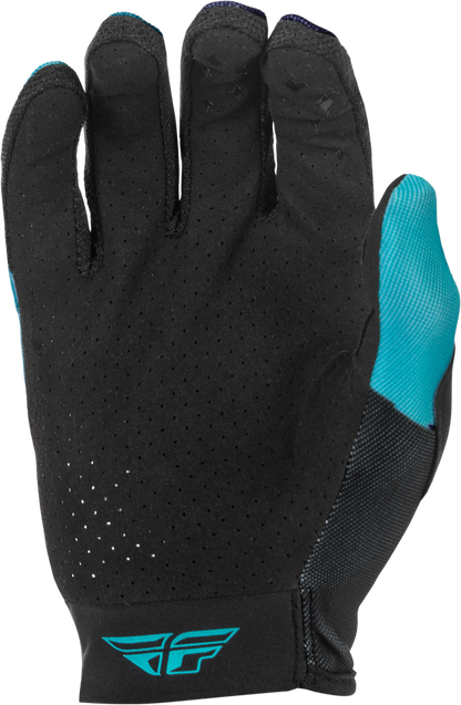 Fly Racing Women's Lite Gloves Aqua/Navy/White - Part 379 - 6112X - Kelly Motorsports