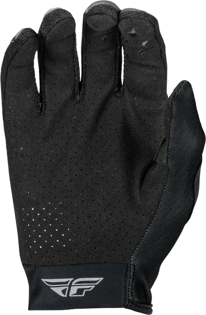 Fly Racing Women's Lite Gloves Black/Grey/White Large – Minimalist Race Gloves with Touch Screen Compatibility - Kelly Motorsports
