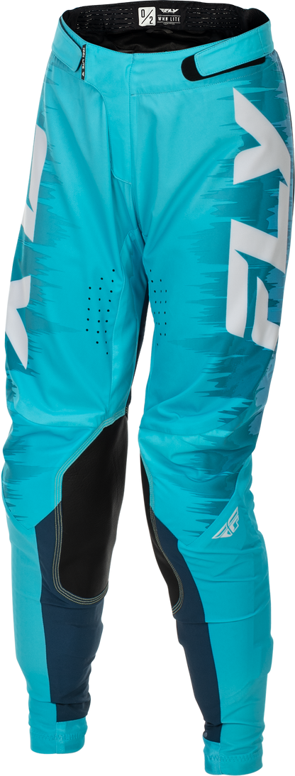 Fly Racing Women's Lite Pants Aqua/Navy/White Size 03/04 - Lightweight Motorcycle Riding Pants with Advanced Protection - Kelly Motorsports