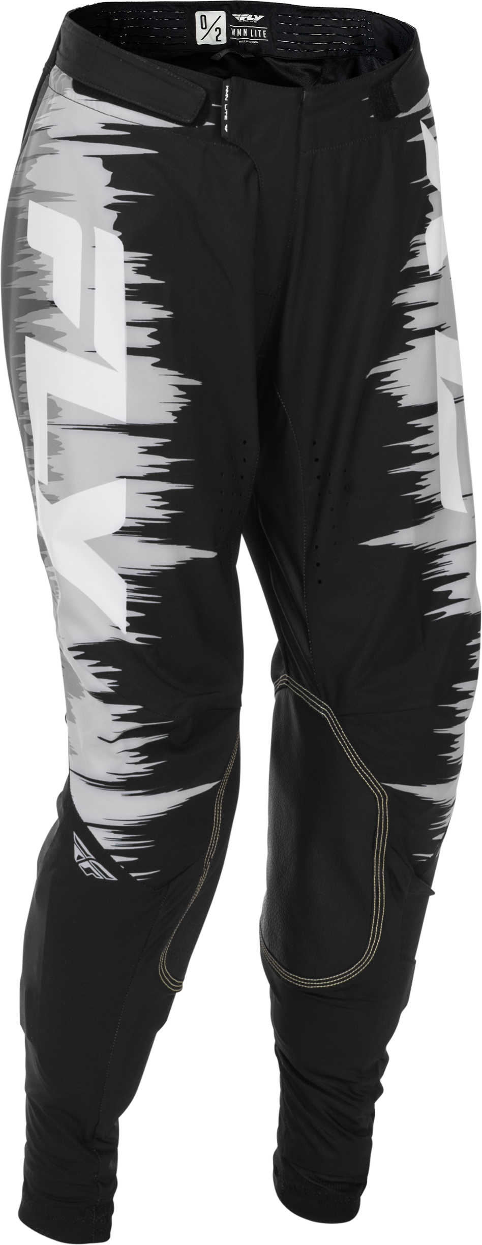 Fly Racing Women's Lite Pants Black/Grey/White Size 05/06 - Lightweight, Durable Motorcycle Pants - Kelly Motorsports