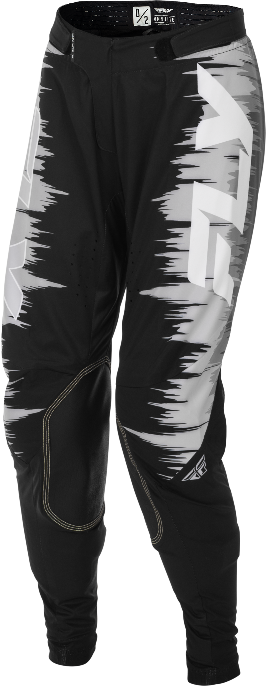 Fly Racing Women's Lite Pants Black/Grey/White Size 11/12 - Lightweight and Durable Riding Gear - Kelly Motorsports
