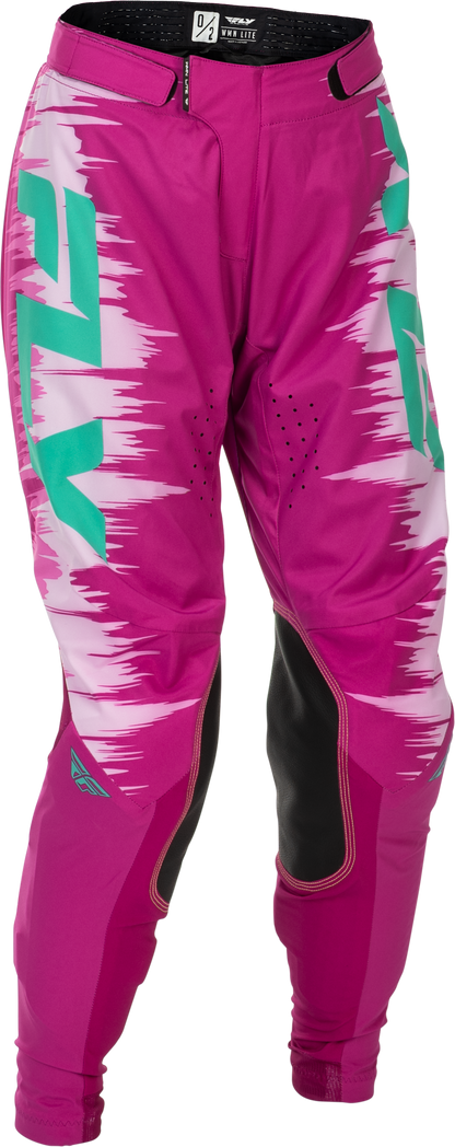 Fly Racing Women's Lite Pants Pink/Turquoise Size 07/08 – Lightweight and Durable Motocross Pants - Kelly Motorsports
