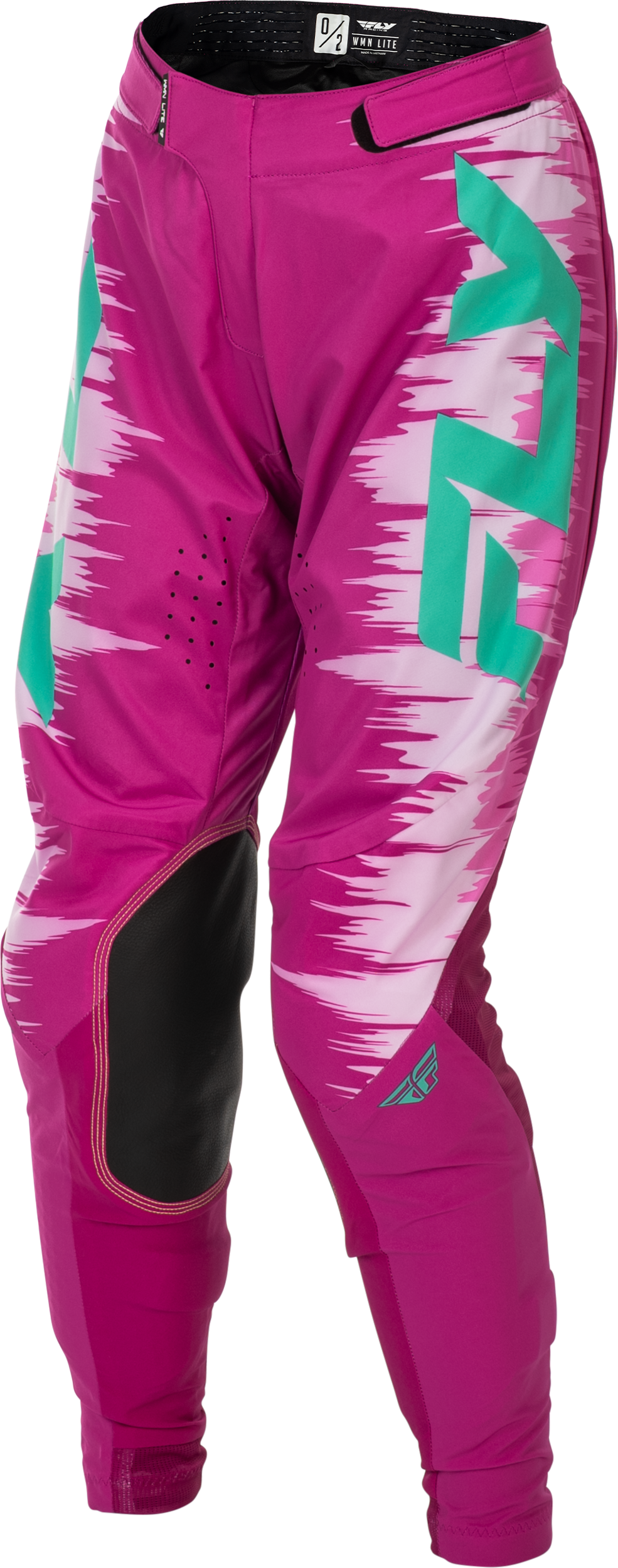 Fly Racing Women's Lite Pants Pink/Turquoise Size 07/08 – Lightweight and Durable Motocross Pants - Kelly Motorsports