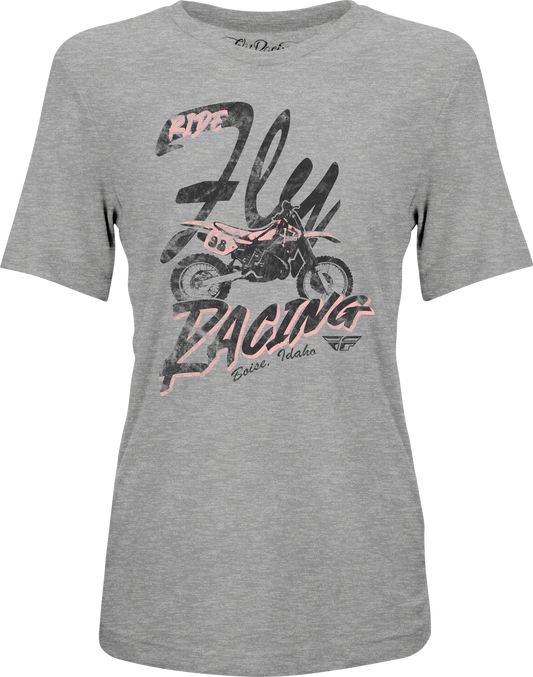 Fly RACING Women's Vintage Grey T-Shirt - Part 356 - 4032M - Kelly Motorsports