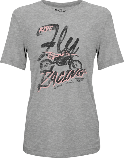 Fly Racing Women's Vintage Tee Grey - Part 356 - 40322X - Kelly Motorsports