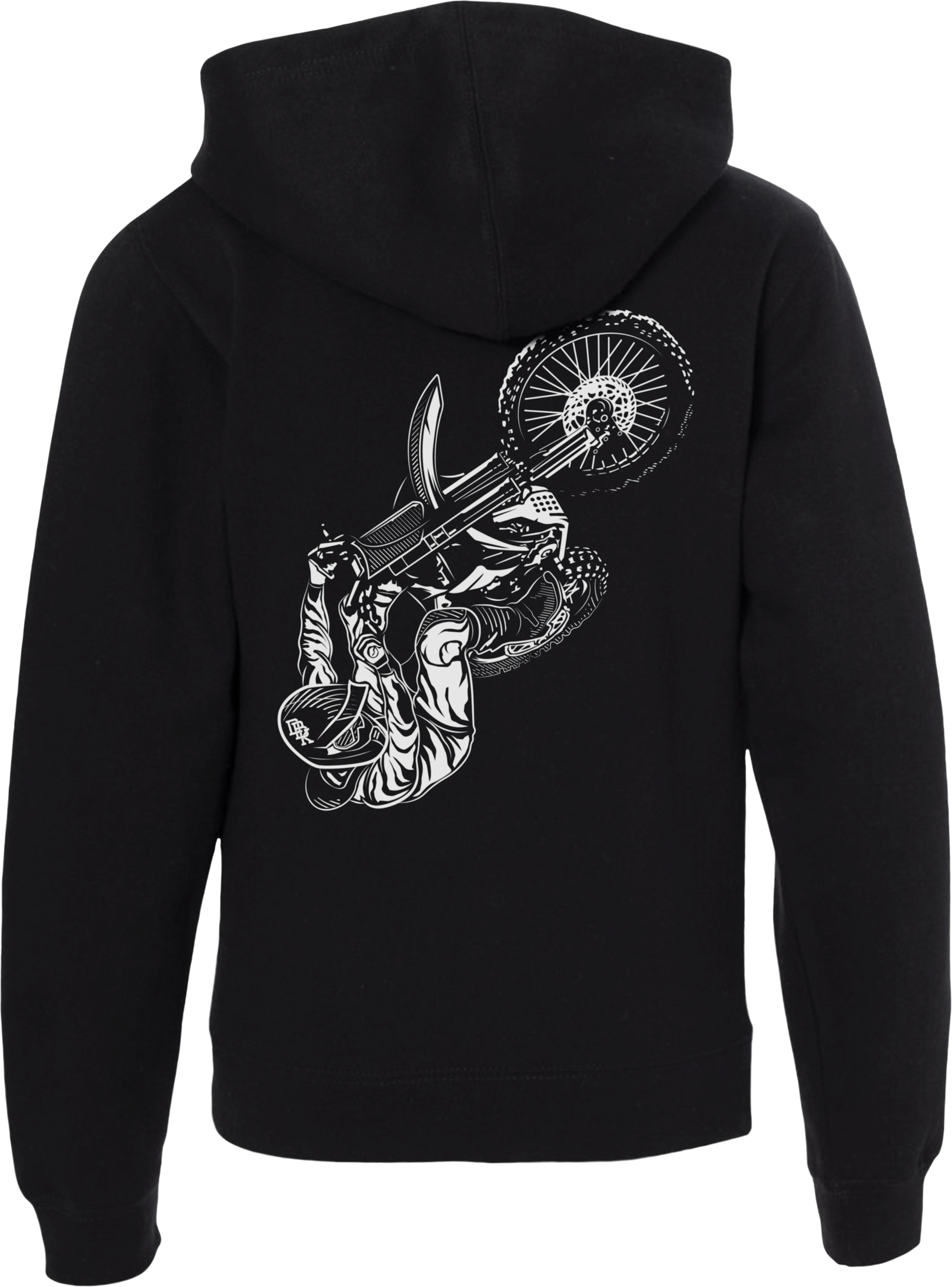 Fly Racing Youth DBK Wheelie Hoodie Black (Part 325 - 00086YL) - Kelly Motorsports