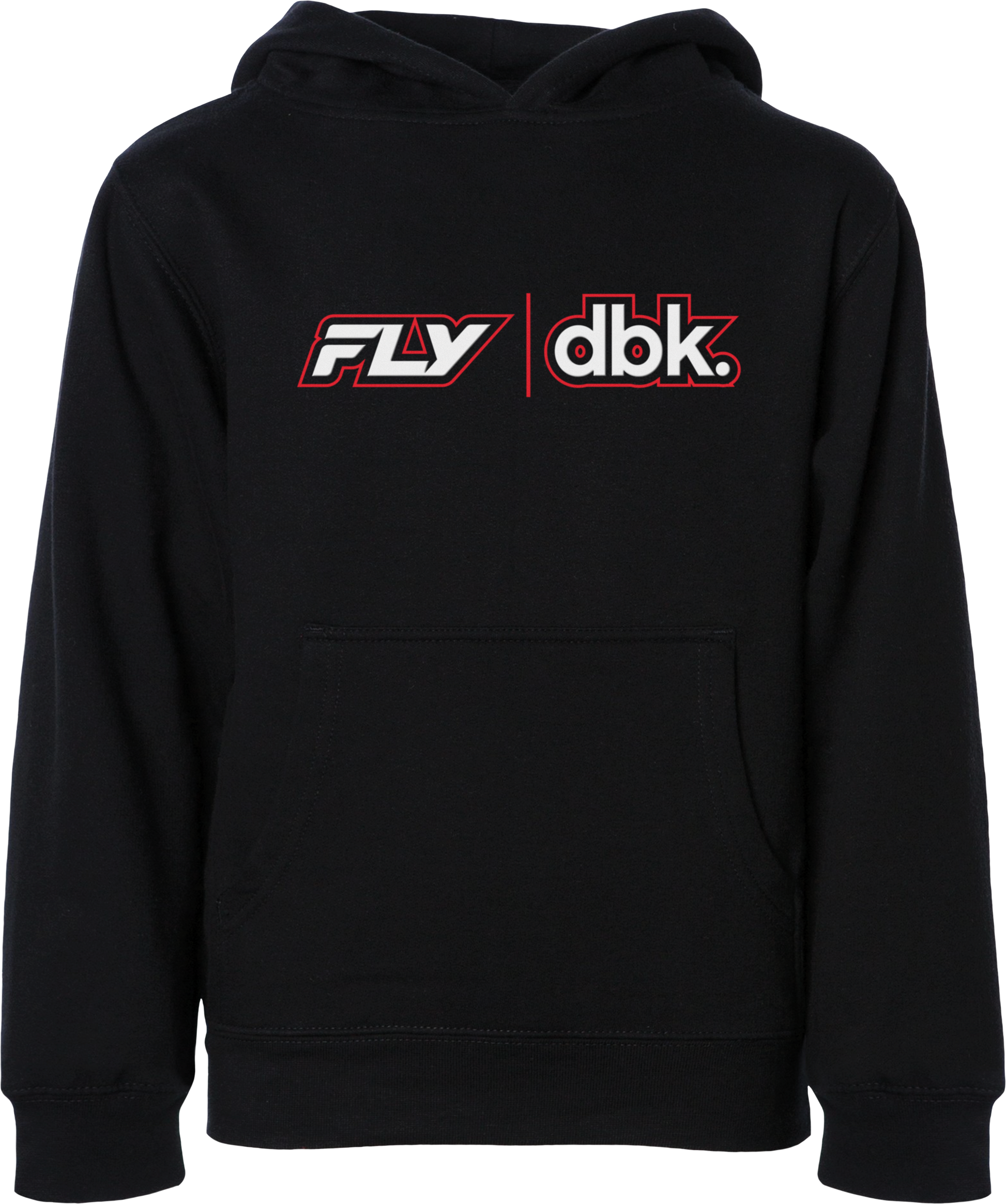 Fly Racing Youth DBK Wheelie Hoodie Black (Part 325 - 00086YL) - Kelly Motorsports