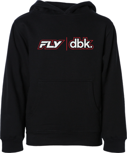 Fly Racing Youth DBK Wheelie Hoodie Black (Part 325 - 00086YL) - Kelly Motorsports