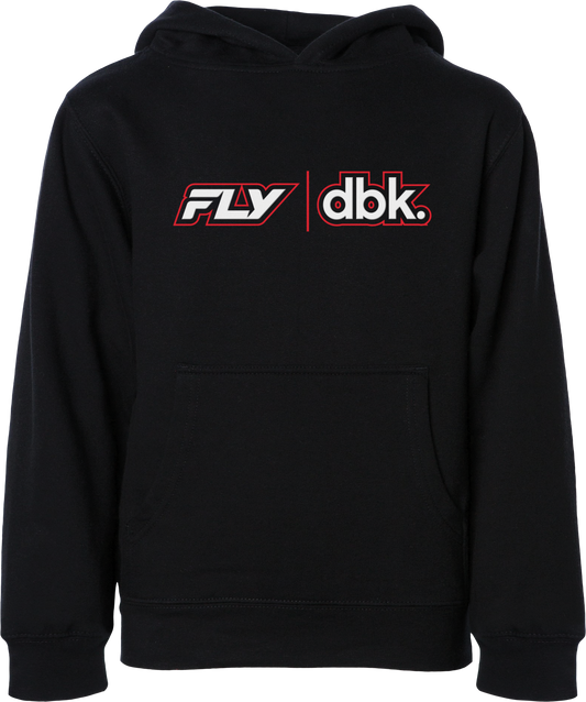 Fly Racing Youth DBK Wheelie Hoodie Black (Part 325 - 00086YL) - Kelly Motorsports